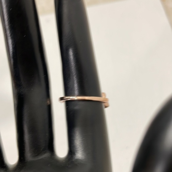 Dainty Rose Flower Rose Gold Ring - Picture 8 of 14